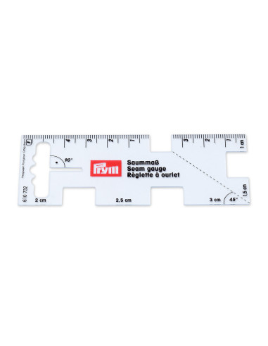 Righello per orlo in plastica