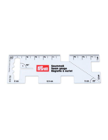 Righello per orlo in plastica
