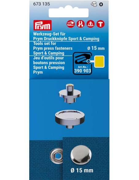 Kit di strumenti per bottoni a pressione Sport Camping