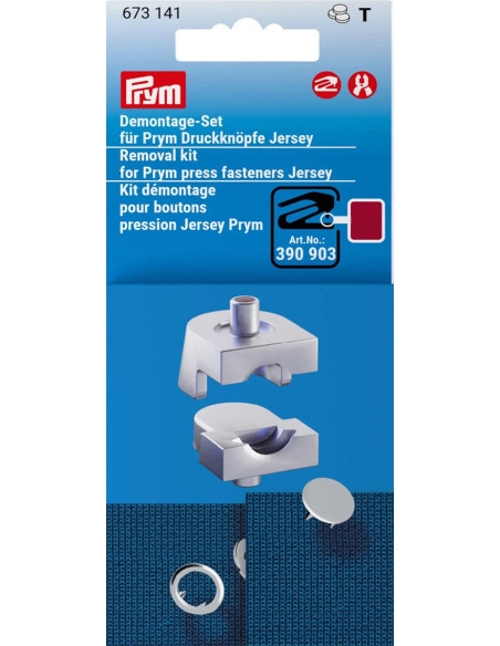 Kit di smontaggio per bottoni a pressione Jersey Prym