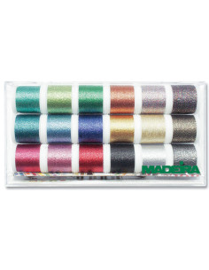 Scatola di fili Metallic Supertwist Madeira