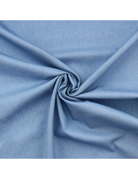 Tessuto chambray denim - Azzurro chiaro