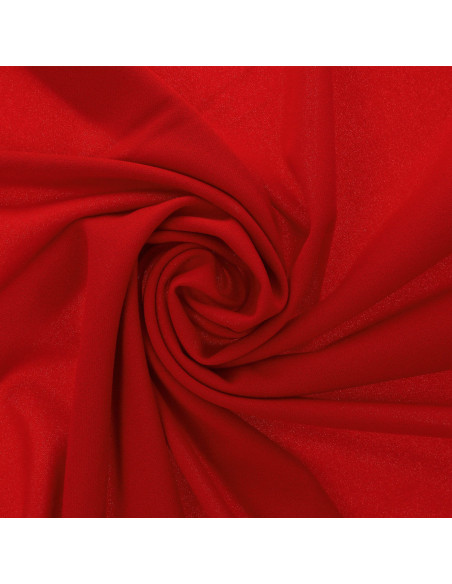 Tessuto scuba crêpe - Rosso