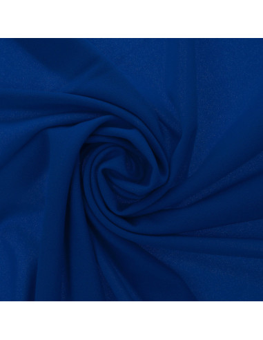 Tessuto scuba crêpe - Blu reale