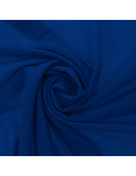 Tessuto scuba crêpe - Blu reale