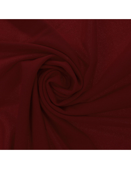 Tessuto scuba crêpe - Rosso scuro