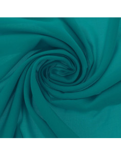 Tessuto jersey in poliestere - Blu petrolio