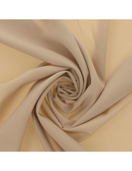 Tessuto jersey in poliestere - Beige