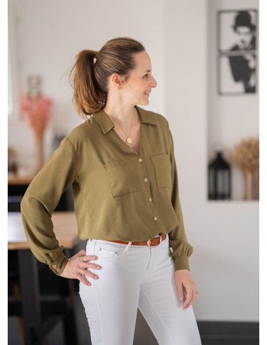 Modello di camicetta Hopp - Anna Rose patterns