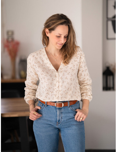 Modello di camicetta Hopp - Anna Rose patterns