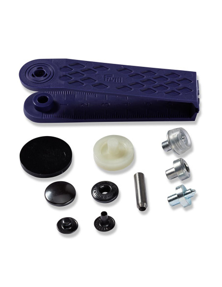 Multipacco di 100 bottoni a pressione Anorak - Bruni 15 mm