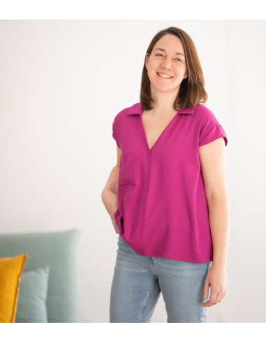 Modello di camicetta Hopp - Anna Rose patterns