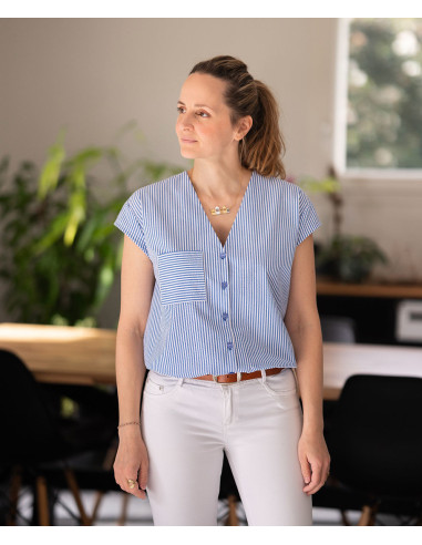 Modello di camicetta Hopp - Anna Rose patterns