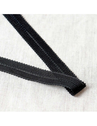 Treccia pre-piegata - Nero