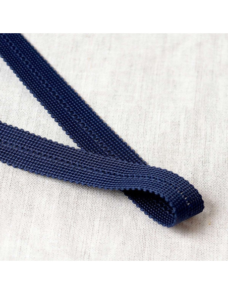Treccia pre-piegata - Blu marino