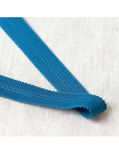 Treccia pre-piegata - Blu petrolio