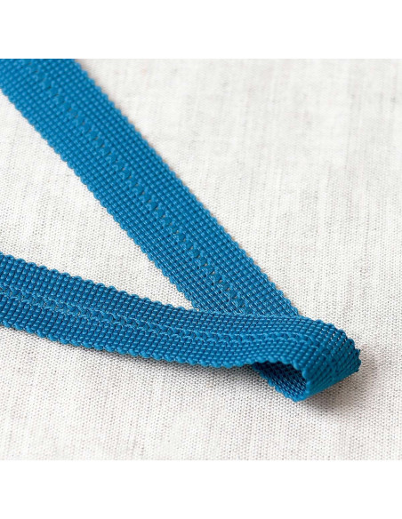 Treccia pre-piegata - Blu petrolio