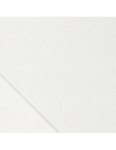Tessuto a maglia lurex - Bianco sporco