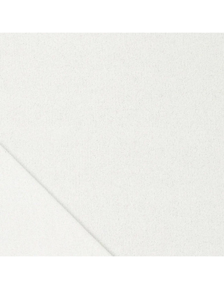 Tessuto a maglia lurex - Bianco sporco