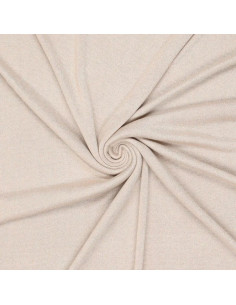 Tessuto a maglia lurex - Naturale