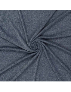 Tessuto a maglia lurex - Blu