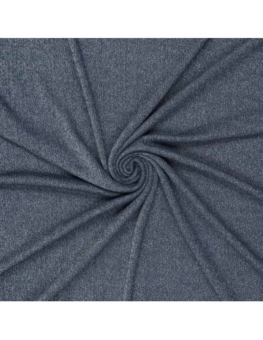 Tessuto a maglia lurex - Blu