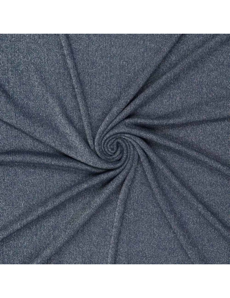 Tessuto a maglia lurex - Blu
