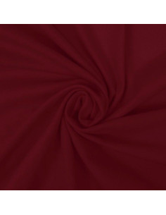 Jersey 100% cotone - Rosso scuro