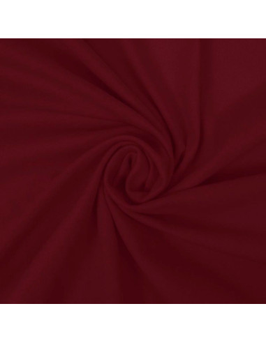 Jersey 100% cotone - Rosso scuro
