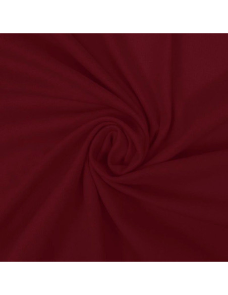 Jersey 100% cotone - Rosso scuro