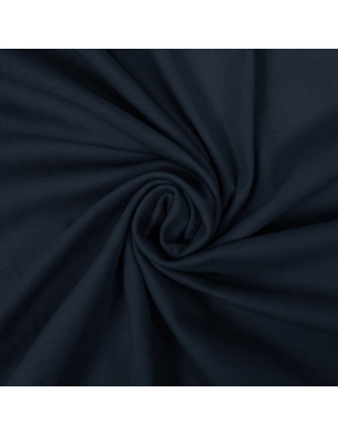 Tessuto jersey 100% cotone - Blu scuro