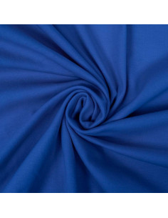 Tessuto jersey 100% cotone - Blu reale
