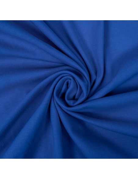 Tessuto jersey 100% cotone - Blu reale