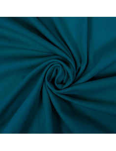 Jersey di cotone 100% - Blu petrolio