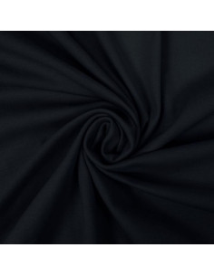 Tessuto jersey 100% cotone - Nero