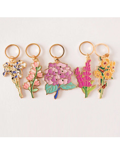 Set di 5 anelli segnapunti - Fiori di primavera 2