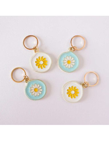 Set di 4 anelli marcapunti - Margherita