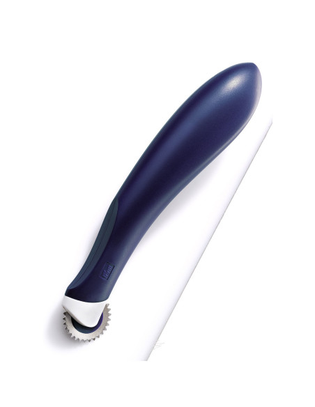 Rotella a motivo dentellato ergonomico