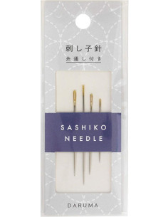 Confezione di 4 aghi sashiko Daruma