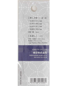 Confezione di 4 aghi sashiko Daruma 2