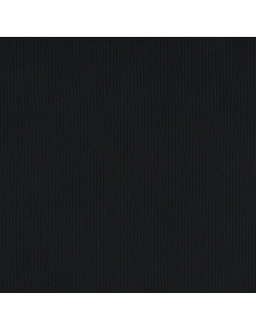 Tessuto jersey di cotone a coste - Nero 2