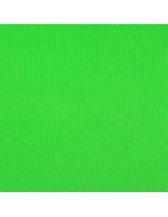 Tessuto jersey di cotone a coste - Verde mela 2