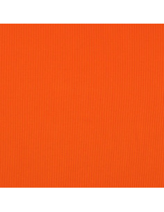 Tessuto jersey di cotone a coste - Arancione 2