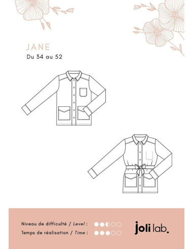 Modello di giacca Jane - Joli Lab