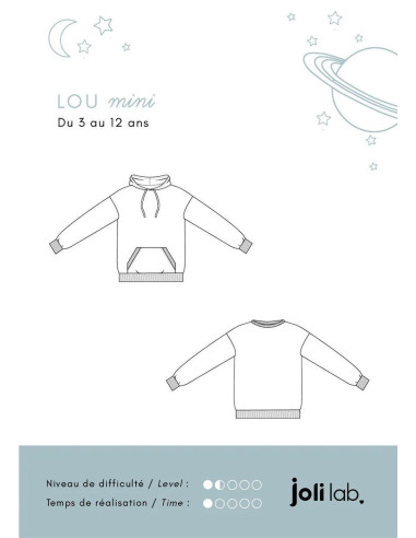 Modello di maglione Lou mini - Joli Lab