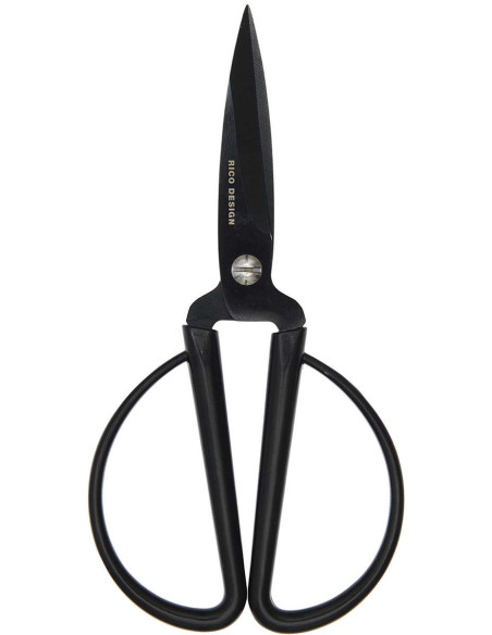 Forbici di precisione con grandi anelli neri Rico Design 14 cm