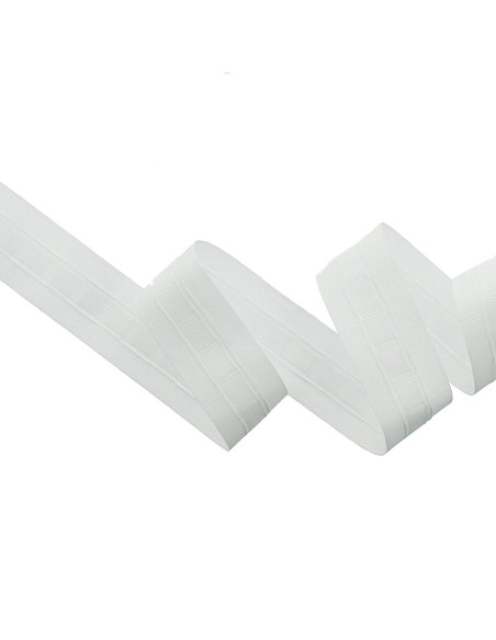 Nastro arricciatenda per piega automatica Bianco 35 mm