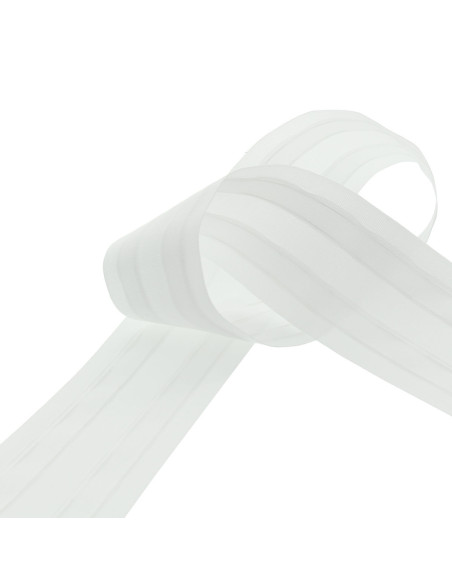 Nastro arricciatenda per piega automatica - Bianco 70 mm
