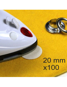 Set di 100 punti di rinforzo termoadesivi Wonder Dots - 20 mm