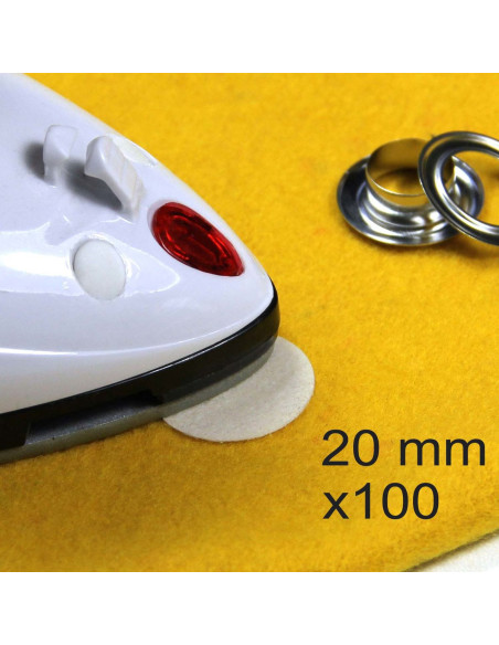 Set di 100 punti di rinforzo termoadesivi Wonder Dots - 20 mm